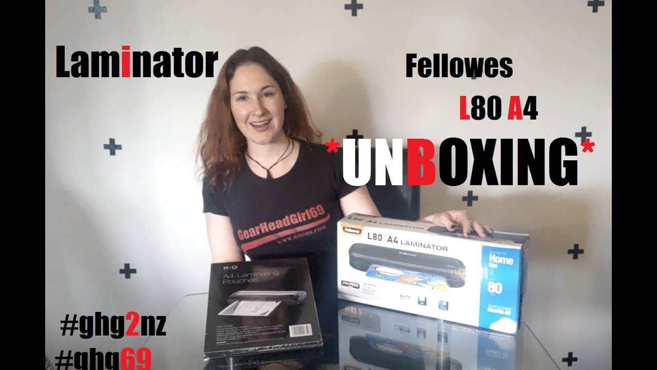 *UNBOXING* Fellowes L80 A4 LAMINATOR GHG2NZ YouTube