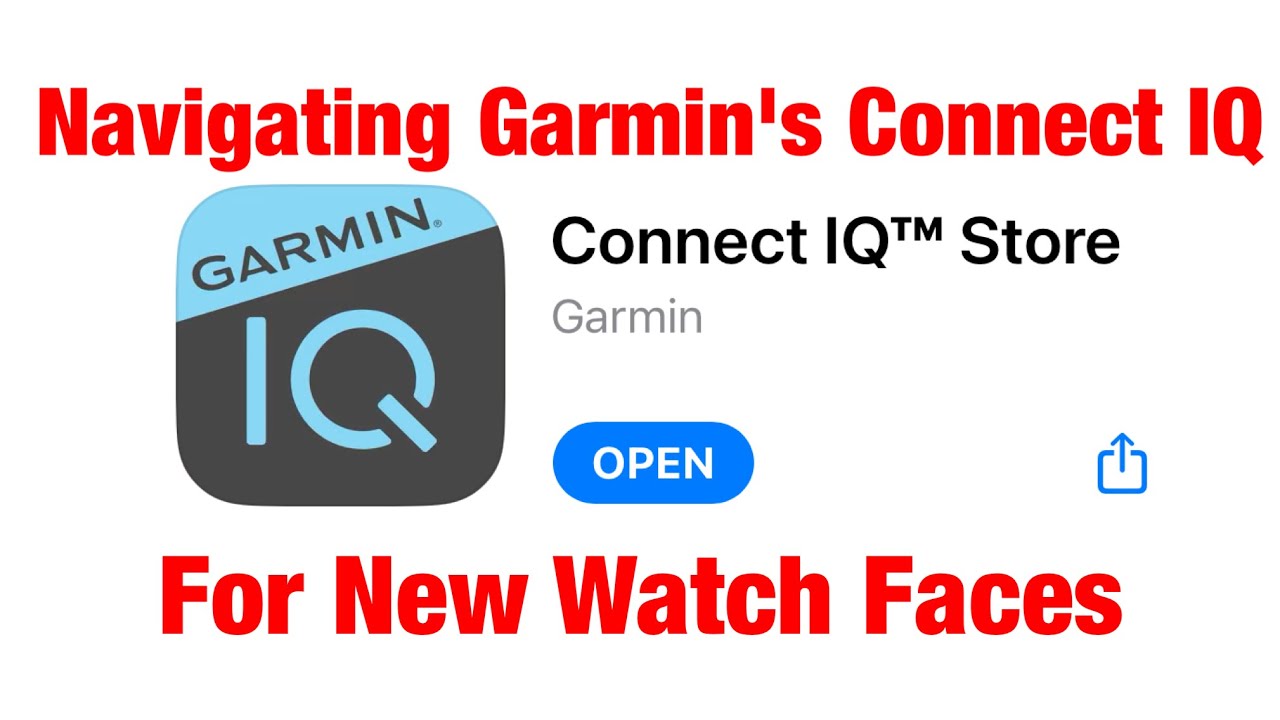 Kom op Forstyrrelse Forgænger Navigating Garmin's Connect IQ Store for 3rd Party Watch Faces Review -  965/265/Epix/Venu - YouTube