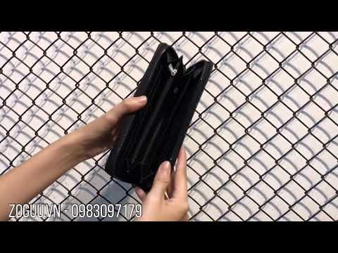 Ví da nam cầm tay Clutch Fendi | clutch nam fendi