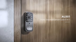 ARPHA AL501 6 in 1 Camera+Doorbell+Fingerprint Keyless Entry Door Lock--Official Promo Video
