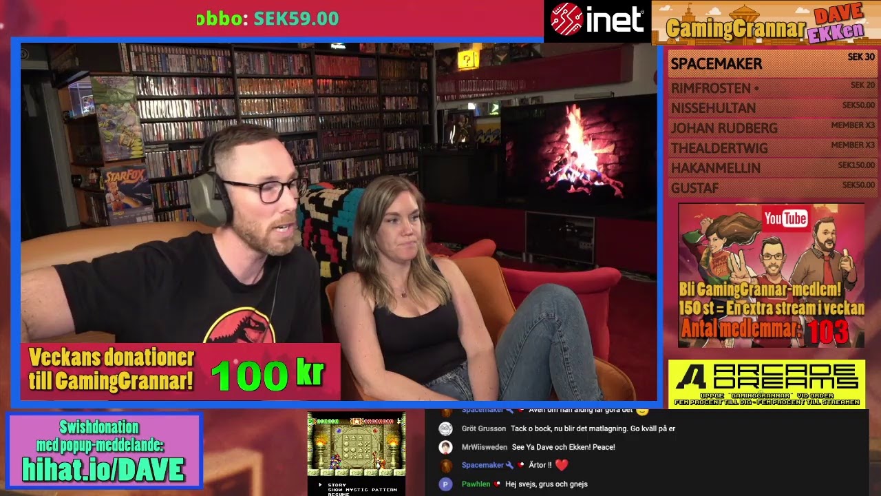 GamingGrannar Livestream: DAVE & EKKen spelar Skyblazer!