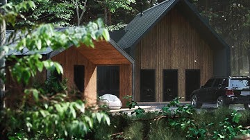 House in a pine forest | Unreal cinematic | UE5 | Arhiviz | Lumen