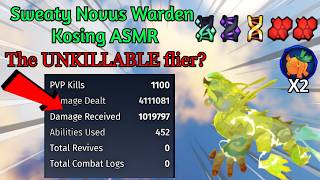 Keyboard ASMR ⌨️ Sweaty Novus Warden Kosing 🦐The unkillable Flier? 🪽 || Creatures of Sonaria 🐍