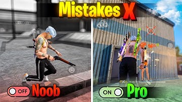 TOP 5 ( MISTAKES 🤡 ) THAT MAKES YOU NOOB || NOOB TO PRO TIPS