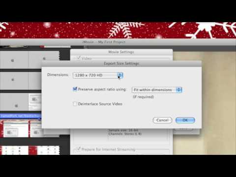 Creating HD Movies in iMovie