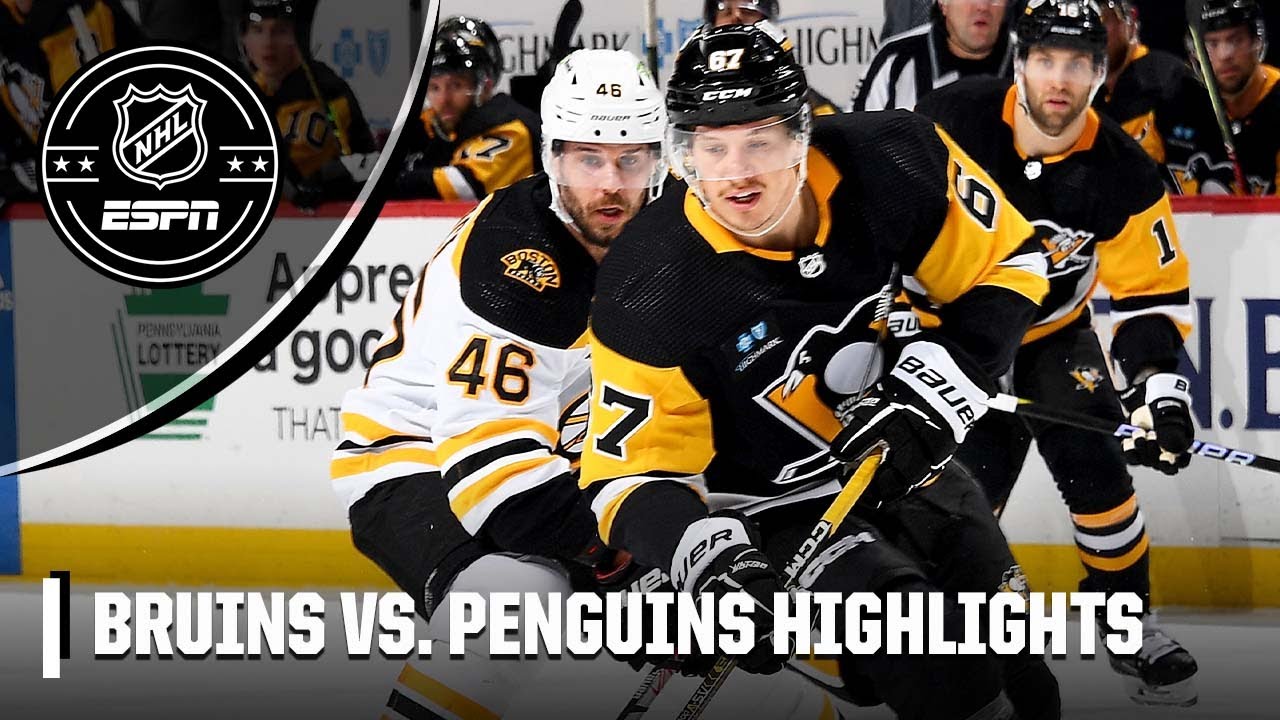 Boston Bruins beat Pittsburgh Penguins in high scoring game