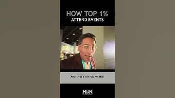 How Top 1% Attend Events | Paritosh Pathak