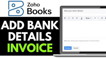 How to Add Bank Details in Invoice (Zoho Books) 2025 QUICK GUIDE