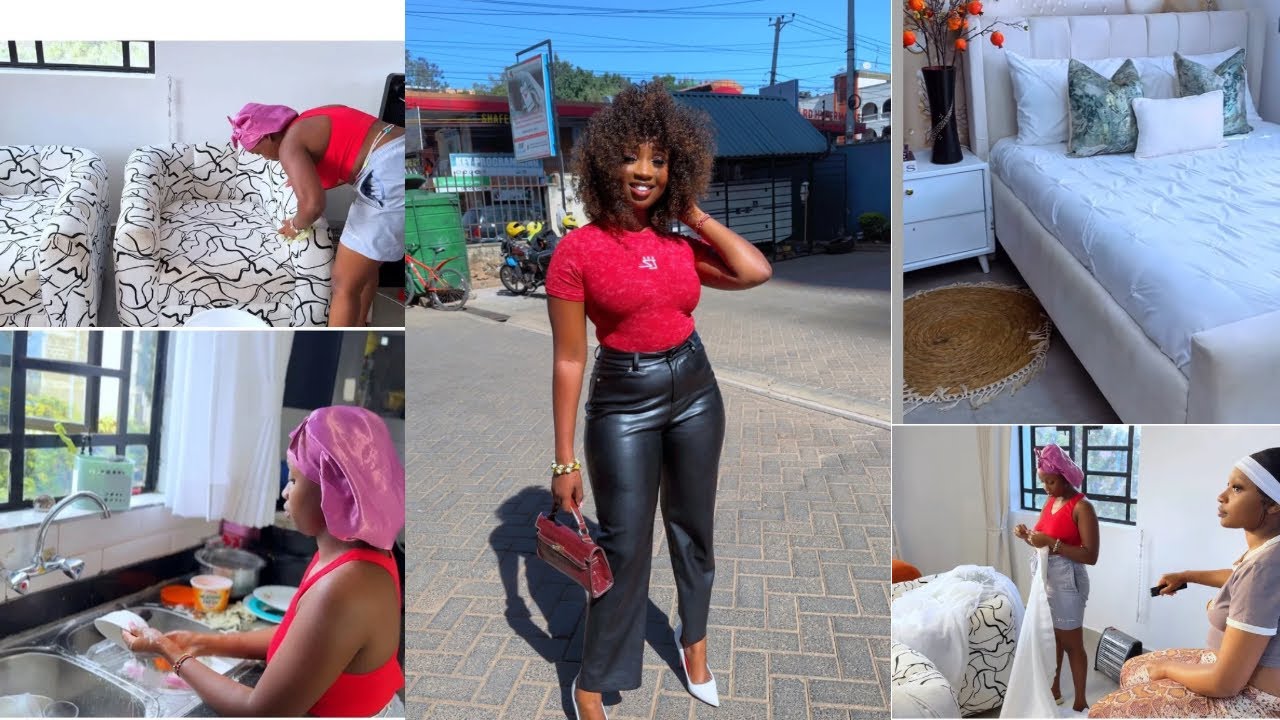 NO NANNY,NO BABY 😮‍💨WHOLE HOUSE CLEANING MOTIVATION  ☺️|| @moureenngigi 