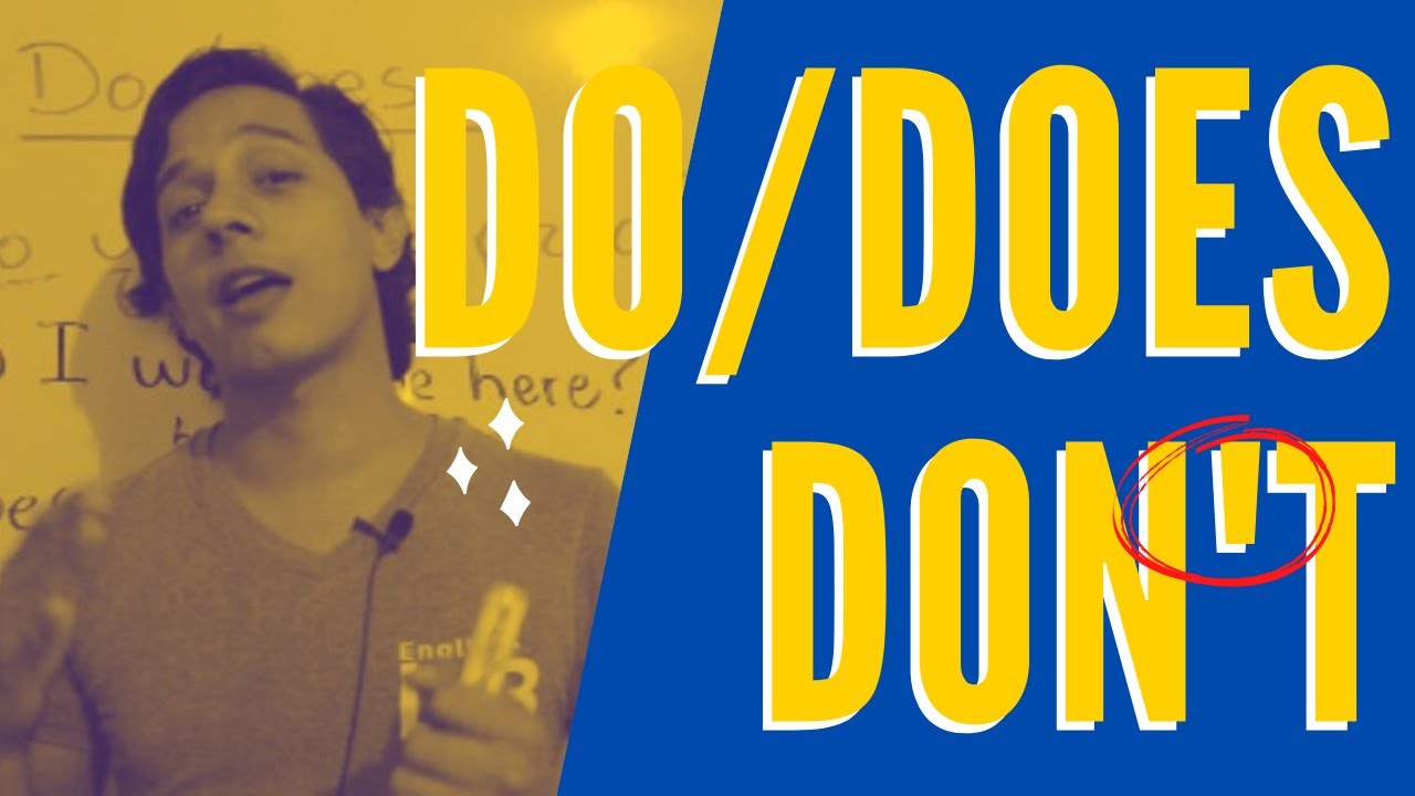 Los 3 usos de DO / DOES /DON'T / DOESN'T / Ejemplos. YouTube