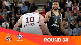 SURVIVE COMEBACK | AS Monaco  FC Bayern Munich Highlights | 202324 Turkish Airlines EuroLeague