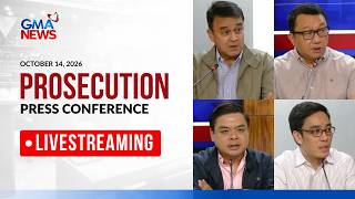 LIVE - House prosecution team press conference (Oct. 14, 2026) - Replay | GMA News