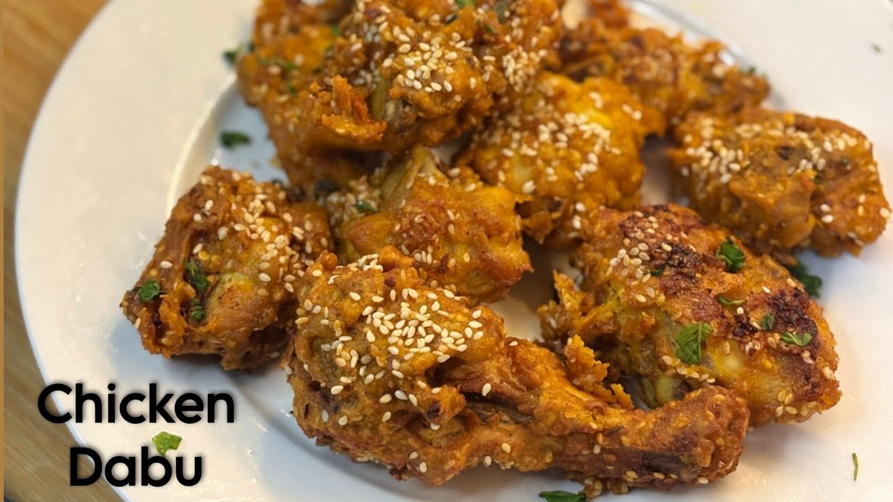 Famous street food - Chicken Dabu | Desi style crispy fried chicken | Dabu Chicken Recipe 