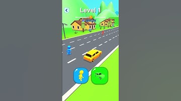 Shape-Shifting 🚙 🚁🛵 Race | Gameplay Level - 1 | Hyper Casual Mobile📱 App | Android, iOS - NEW UPDATE