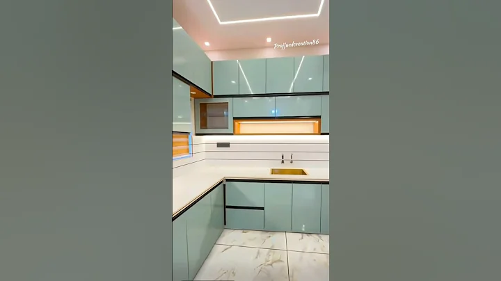 Trendy Modular kitchen interior design 👌 |#modularkitchen #interior #trendingshorts #reels