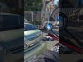 ノールック、ノーブレーキで飛び出すおばはんに殺られかけた。A car with an old lady in it jumps out without braking.