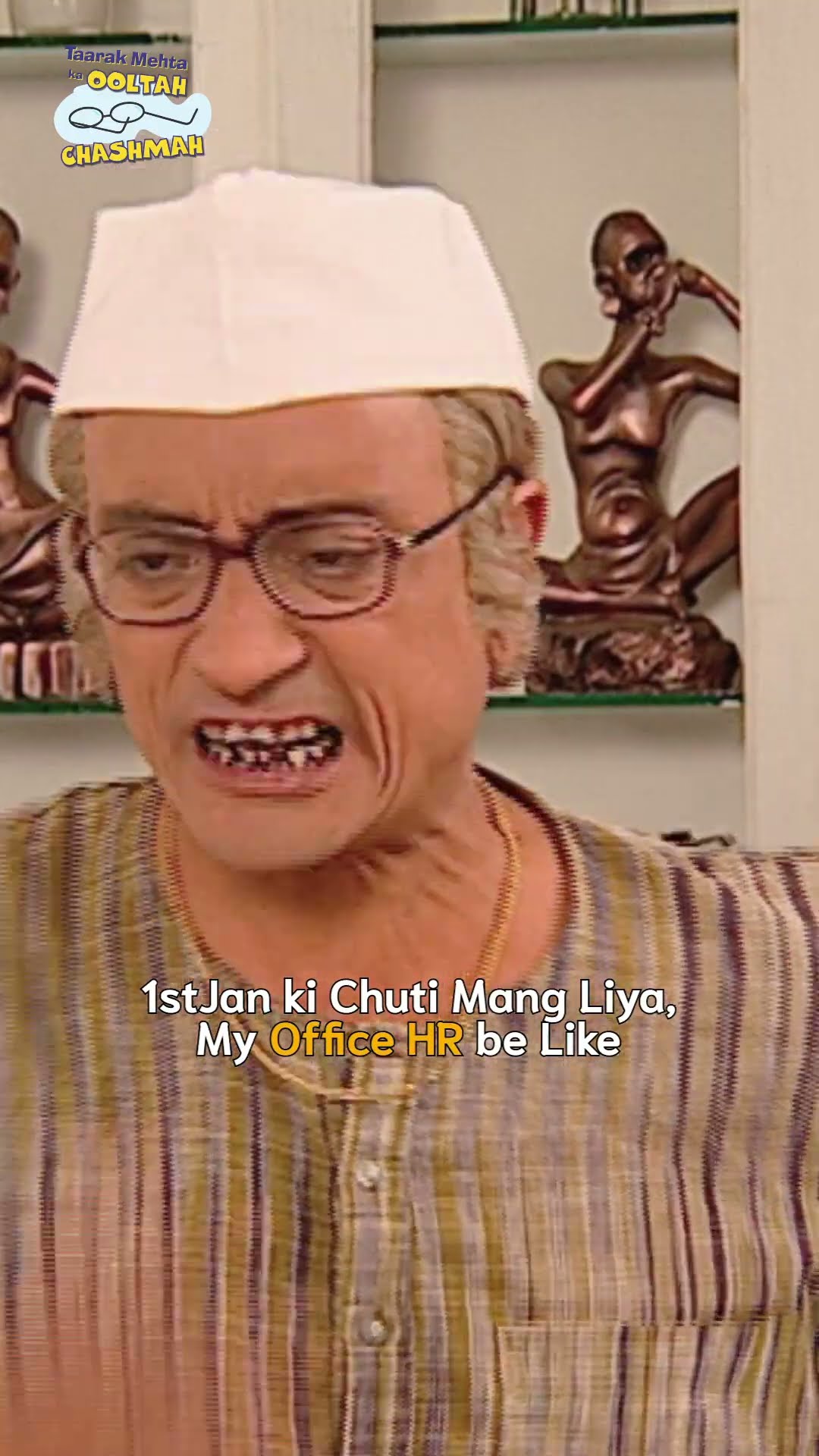 Tag Your Office HR! #tmkoc #comedy #relatable #31st #office #hr #newyear #weekend #2025 #jethalal
