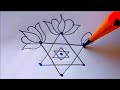 Fridaykolamlotusrangolidots kolam for beginners sravanamasam muggulu  ismart rangoli by lakshmi