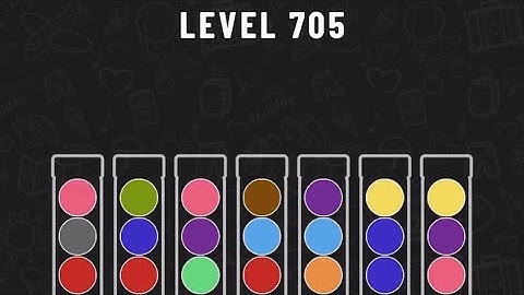 Ball Sort Puzzle Level 705 #ballsortpuzzle #ballsortpuzzlegameplay #puzzlegame #mobilegames