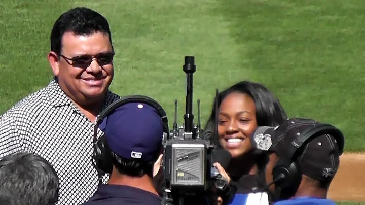 Fernando Valenzuela Salutes Jaime Jarrin at Dodger...