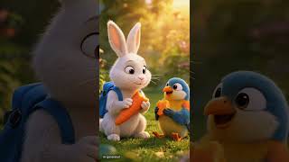 🐰🥕 The Little Rabbit Who Shared His Carrot ❤️ | A Heartwarming Story @Paws&Pixels