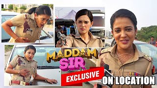Maddam Sir In A Shocking Twist Asi Mira Shoots Sho Haseena Malik  On Location
