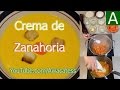 Crema de Zanahoria con leche evaporada. Recetas Mexicanas faciles y economicas