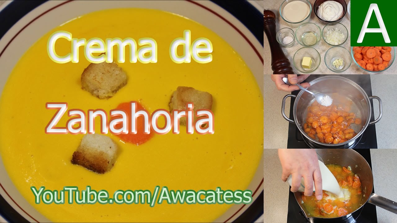 Crema De Zanahoria Con Leche Evaporada Recetas Mexicanas Faciles