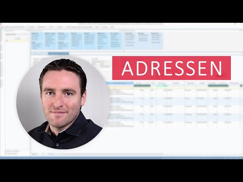 Adressen - ALPHAPLAN ERP [TUTORIAL]