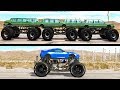 12х12 wheels vs. 4x4 wheels - Beamng drive