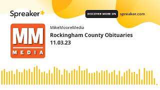 Rockingham County Obituaries 11.03.23