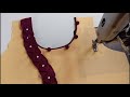 Box style neck design cutting and stitching full tutorial zabarwan collection