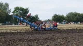 Dampfpflügen auf historischer Feldtage Nordhorn 2014