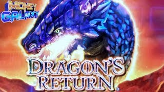 BIG WIN on NEW SLOTS - DRAGON'S RETURN MONEY GALAXY SLOT POKIE BONUSES