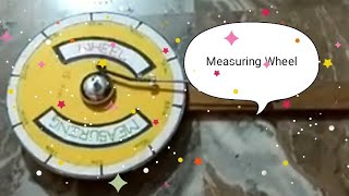 Best Mathematics working model : Making of measuring wheel.