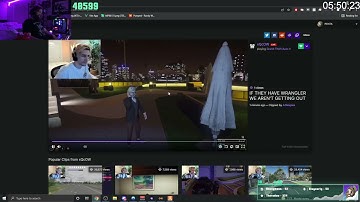 Penta Reacts to xQc is scared from Wrangler | NoPixel 3.0