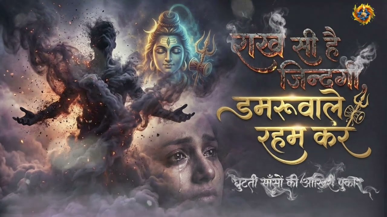 दर्द इतना गहरा कि शब्द भी रो पड़े 😭| राख सी है ज़िन्दगी डमरूवाले रहम कर | Broken Devotee Shiv Bhajan