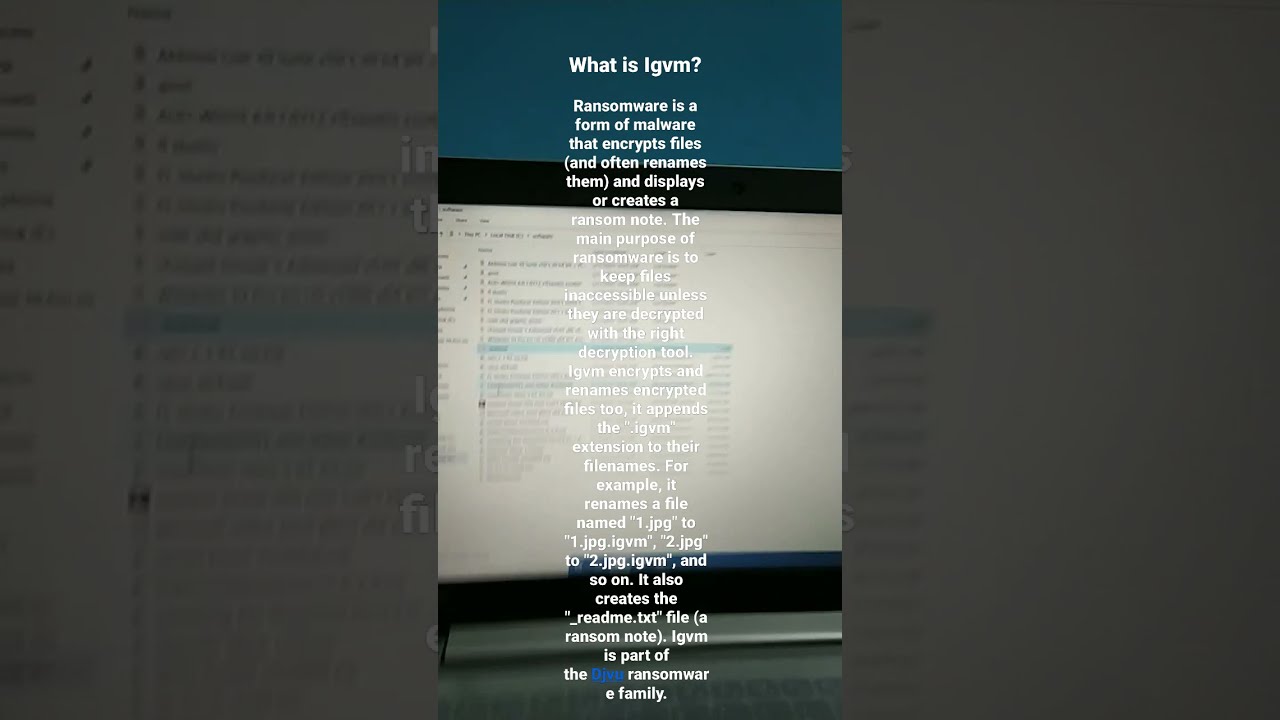 ransomware igvm virus attack