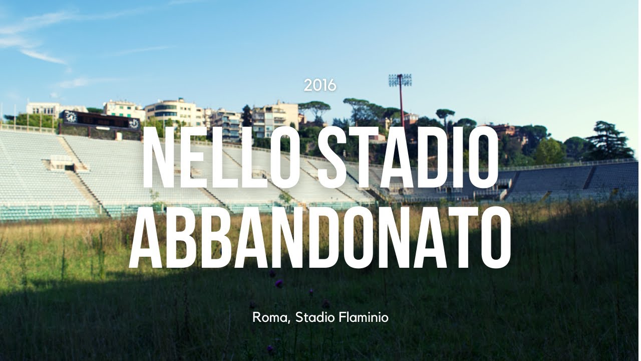 Passeggiata dentro il degrado dello Stadio Flaminio