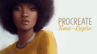 Painting on the iPad Pro with the Procreate App - Three Time Lapses