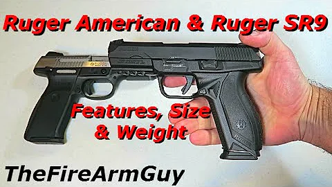 Ruger American & Ruger SR9 - Are They Different? TheFireArmGuy