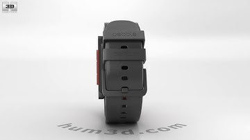 Pebble 2 Charcoal / Flame 3D model by 3DModels.org