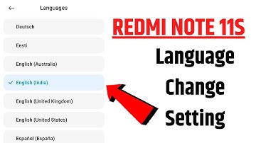 Redmi Note 11S Language Change Kaise Kare | How To Change Language in Redmi Note 11S