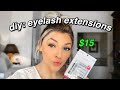 DIY: ✰ EYELASH EXTENSIONS ✰