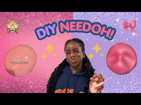 HOW TO MAKE A HOMEMADE NEEDOH! #needoh #homemade #craft #squishy #viral ...