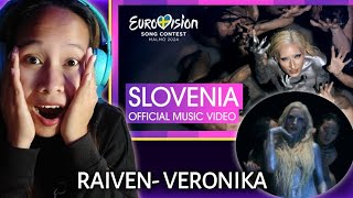 Raiven - Veronika | Slovenia 🇸🇮 | Official Video | Eurovision 2024 | Reaction