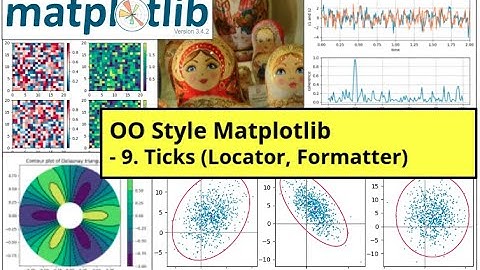 OOStyle Matplotlib - 9. Ticks (Locator, Formatter)