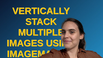 Vertically stack multiple images using ImageMagick