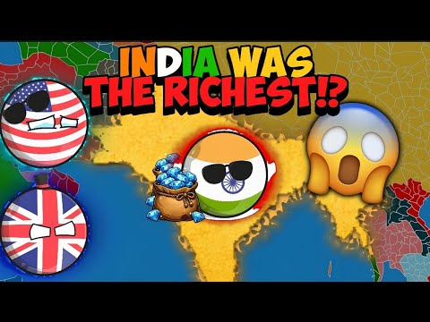 [HOW INDIA BECAME THE RICHEST COUNTRY] 💰🤯 || [THE GOLDEN AGE] 😈 || #countryballs #geography 