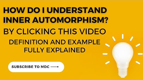 GROUP THEORY | INNER AUTOMORPHISM | Concept, Examples by MDC | IITJAM2024 | CUET PG | CSIRNET | GATE